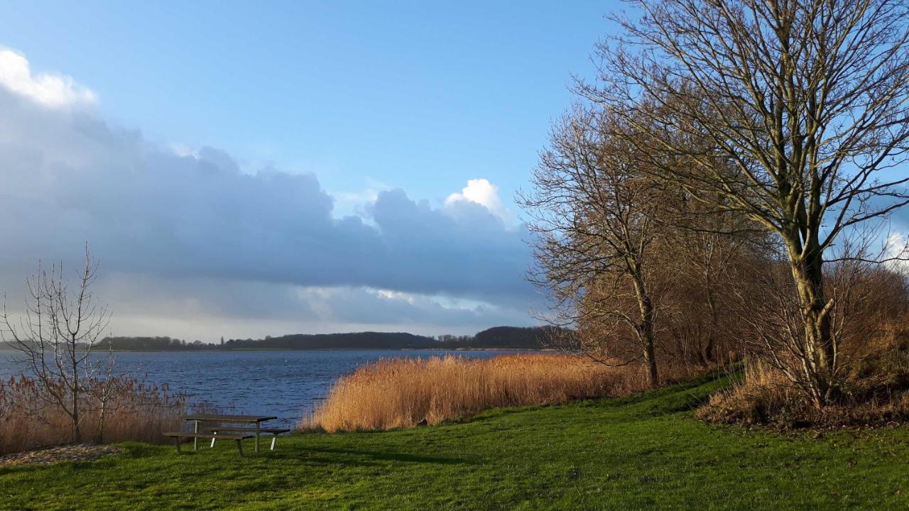 فيلا Ulsnisفي Ferienhauser An Der Schlei - Sauna Natur Kamin المظهر الخارجي الصورة